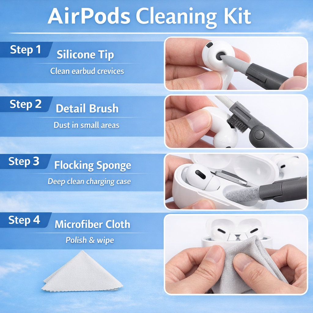 ZumbeeHome™ 7-in-1 Keyboard & AirPods Cleaning Kit