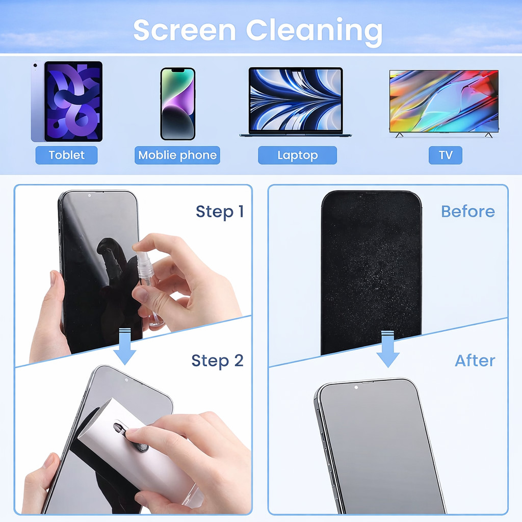 ZumbeeHome™ 7-in-1 Keyboard & AirPods Cleaning Kit